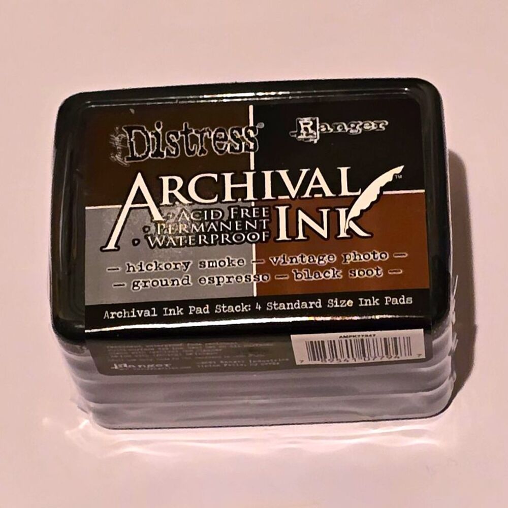 0299Ranger Distress Archival Ink Standard Size Ink Pad Stack Stamp Pad Tim Holtz